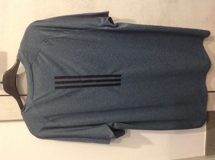 Tee-shirt bleu Adidas Freelift taille XL homme - photo numéro 2