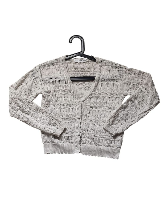 Cardigan crochet blanc taille XS