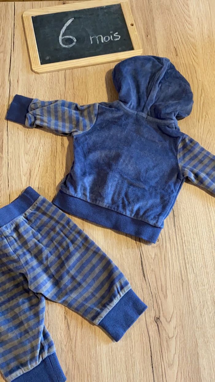Ensemble jogging velours - photo numéro 5