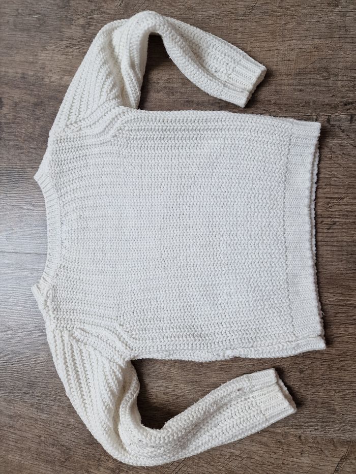 Pull blanc kiabi 4 ans - photo numéro 5