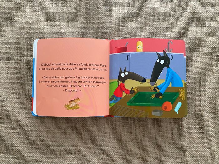 Livre p'tit loup a un animal de compagnie Auzou - photo numéro 7