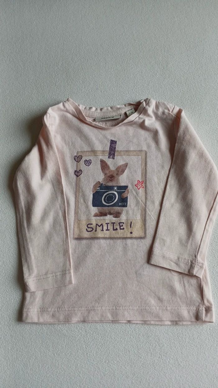 Tee-shirt fille 3 mois - photo numéro 3