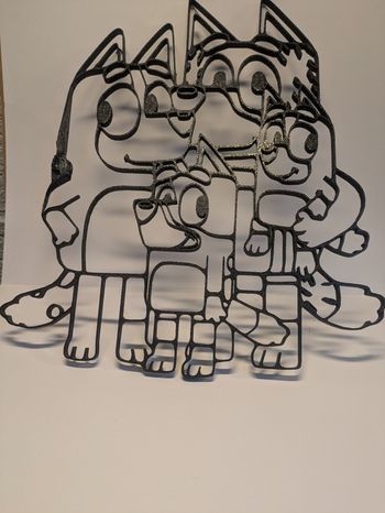 Famille Bluey – Décoration originale