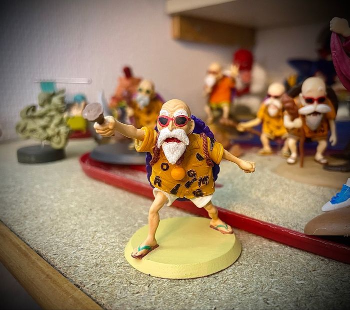 Figurine dragon ball muten roshi tortue géniale - photo numéro 2