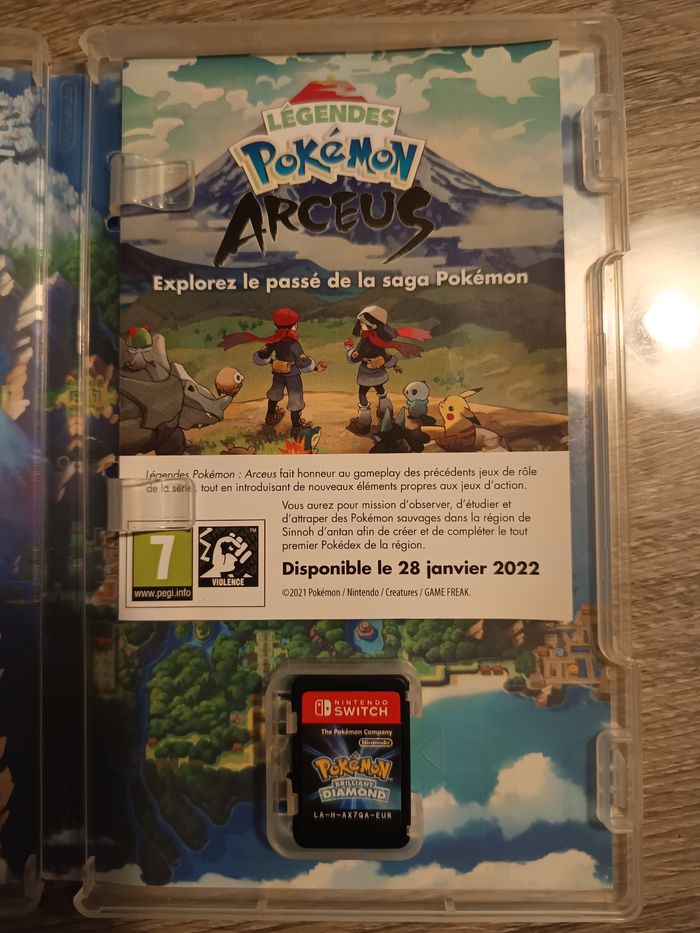 Switch - pokémon diamant étincelant - photo numéro 3