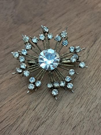 Broche flocon vintage