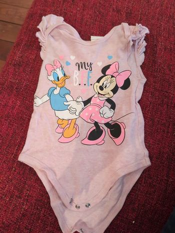 Body a épaulettes Minnie et Daisy 12 mois a 24 mois