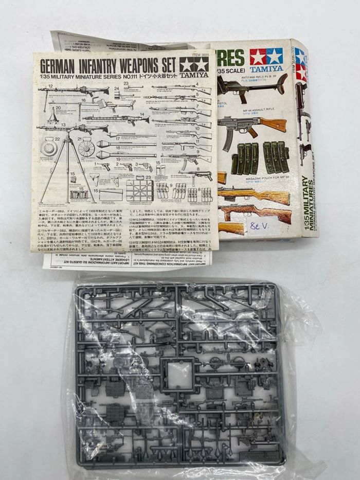 Maquette Tamiya military miniatures german infantry weapons set - photo numéro 3