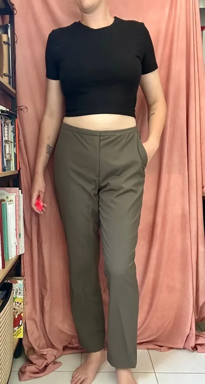 Pantalon H&M vert foncé