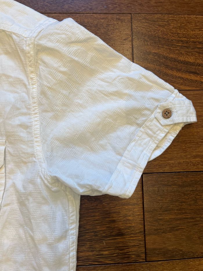 chemise manches courtes blanche armand thiery taille S - photo numéro 7