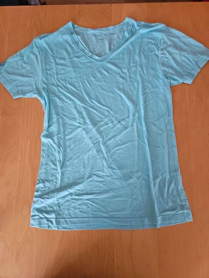 🔥T shirt ElevenParis Basic V T.L💫👕