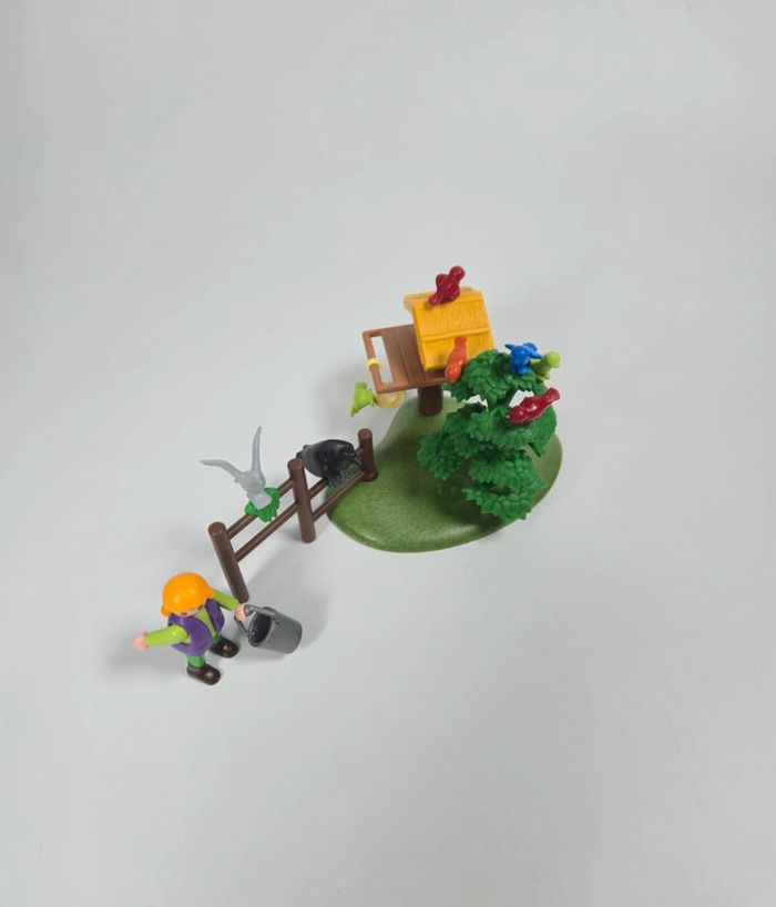 Playmobil Enfant avec mangeoire et oiseaux - photo numéro 2