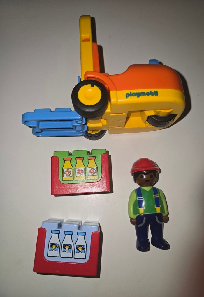 123 playmobil lot de 2 véhicules de travaux complets - photo numéro 2