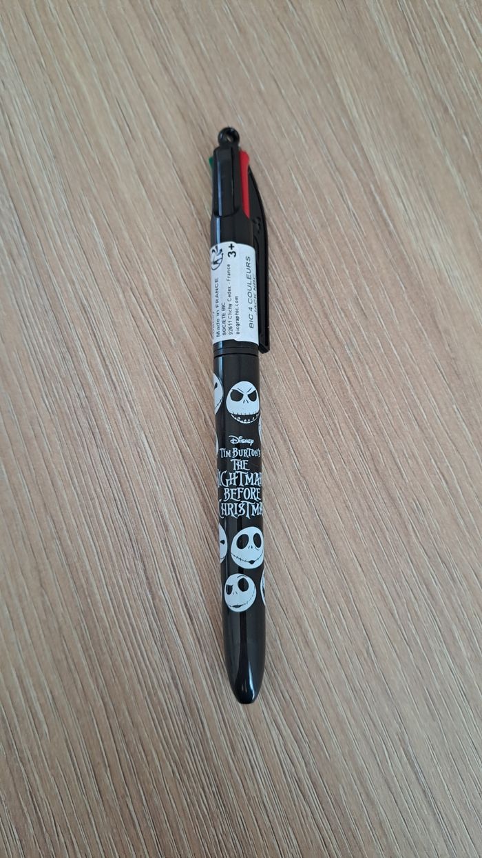 Stylo BIC 4 couleurs Disney Le Noël de Mr Jack