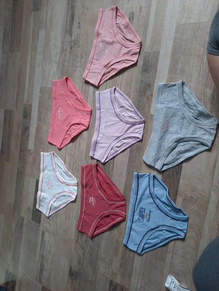 Lot de 7 culottes neuves