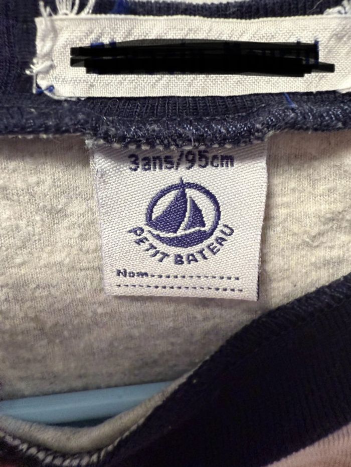 T-shirt manches longues petit bateau 3 ans - photo numéro 4
