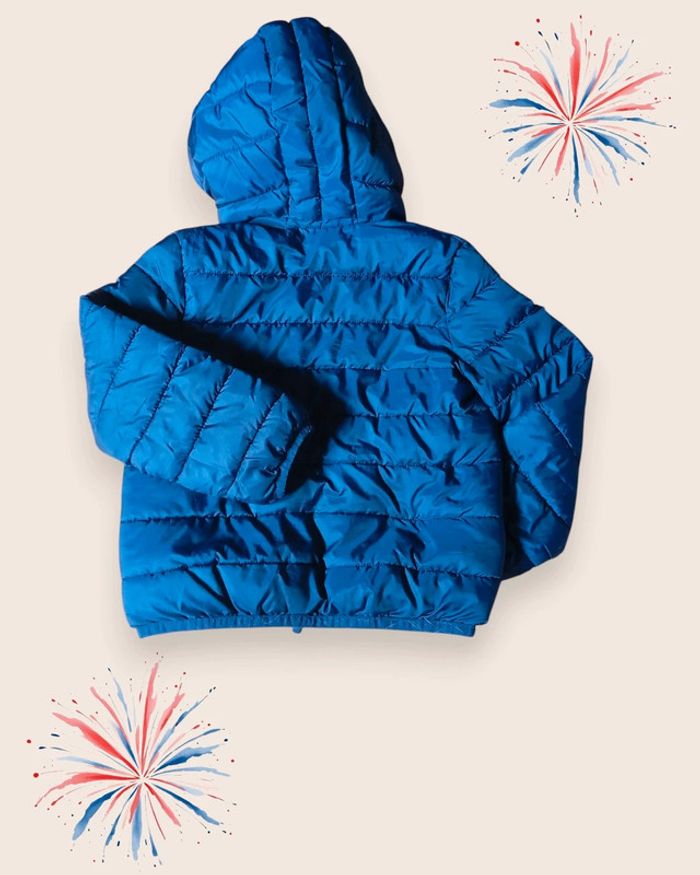 Doudoune bleu marine 5 ans - photo numéro 2