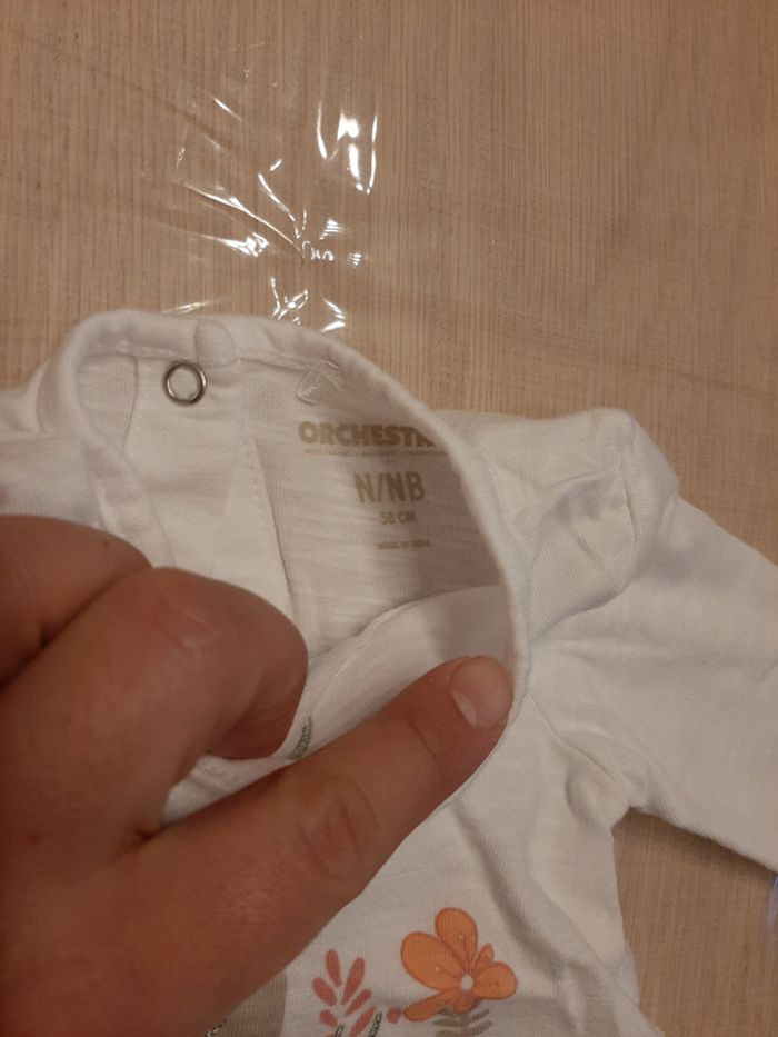 Ensemble Orchestra blanc et rose taille 50 - photo numéro 2