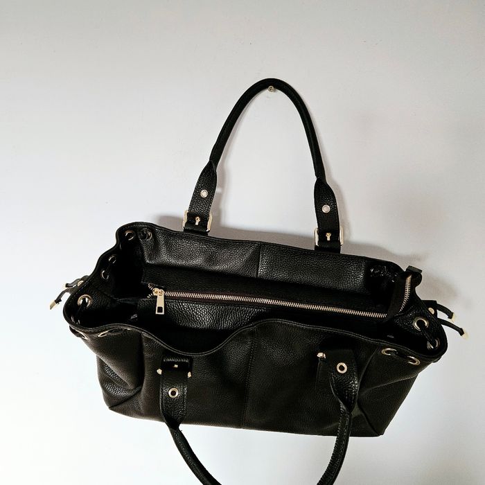 🇮🇹Sac a main 100% Cuir  Daim Chocolat verapelle🇮🇹 The genuine leather neuf - photo numéro 5