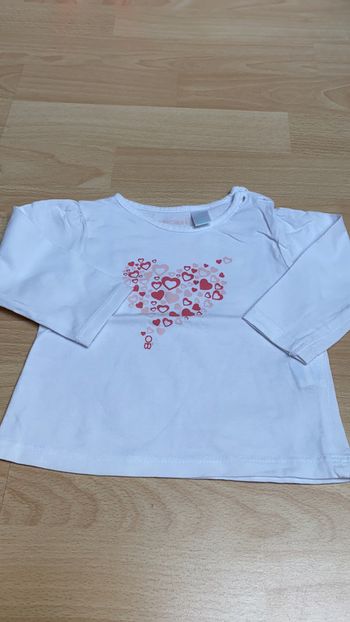 Obaibi - T-shirt manche longue  6 mois - 68 cm - Très bon état