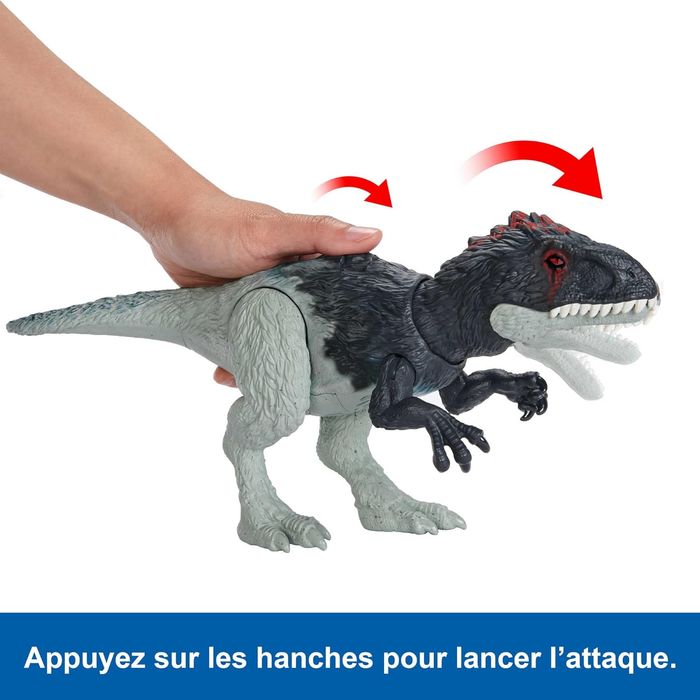 Dinosaure Eocarcharia Rugissement Féroce avec Son hlp17 Jurassic World Dino Trackers - photo numéro 2