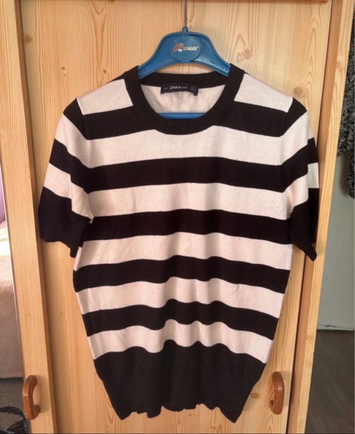 Pull manches courte Zara