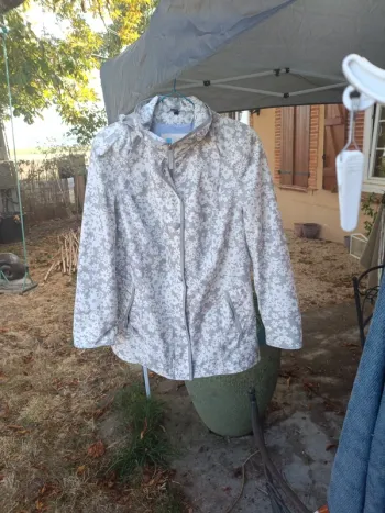 Imperméable fleurie coupe vent barbara lebeck