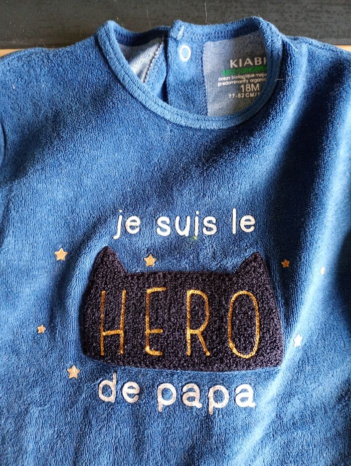 Pyjama velours bébé - photo numéro 2