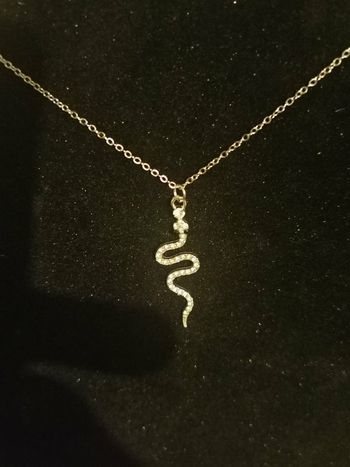 Collier le snake brillant 
