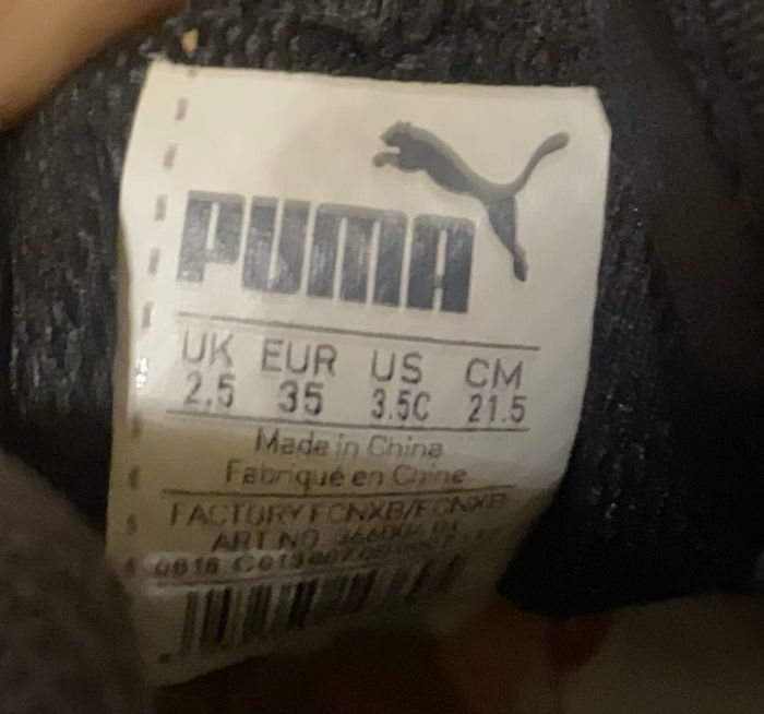 Baskets »Puma »noires/bleu marine - photo numéro 7