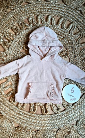 Sweat pull rose pâle