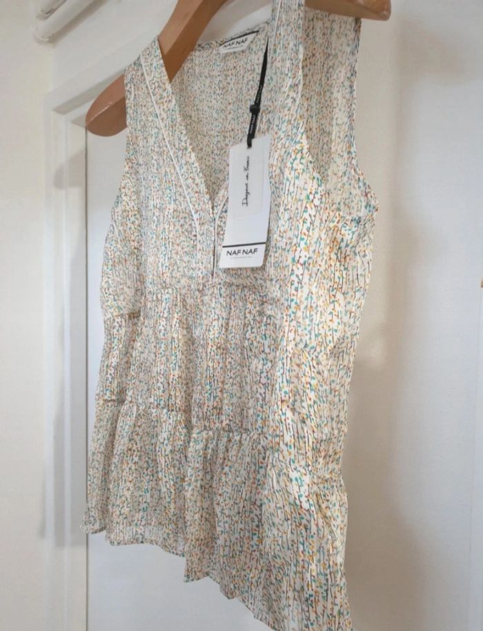 Top Haut Blouse Liberty Naf Naf Taille 36