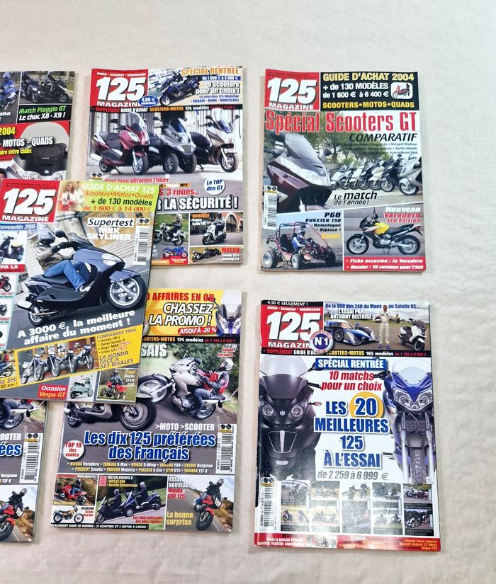 Bonjour , vend lot de 9 revue 125 magazine , moto , de 2004 à 2010 - photo numéro 4