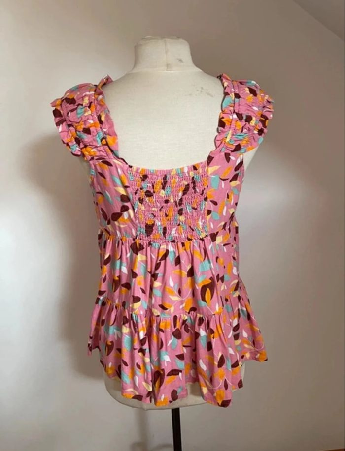 Belle blouse fluide Promod en gaze de coton 🌸 M 38 40 - photo numéro 4