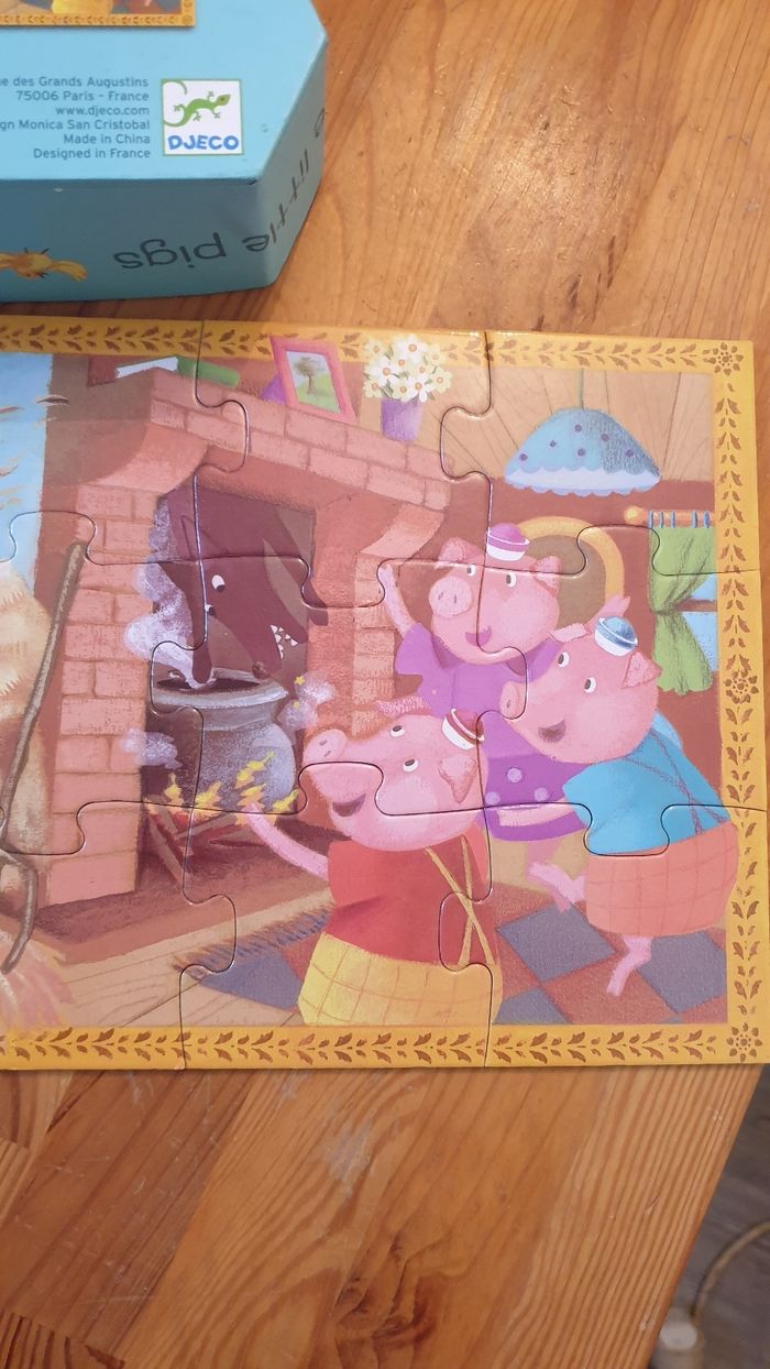 Puzzle 3 petits cochons - photo numéro 5