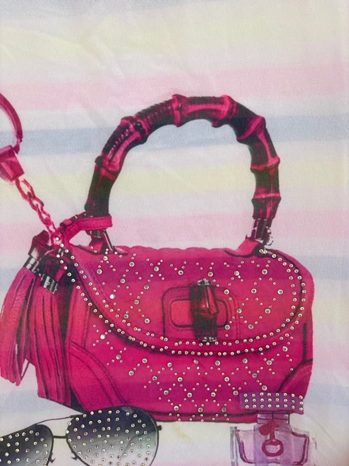 petit t shirt coloré sac à main transparent - photo numéro 2