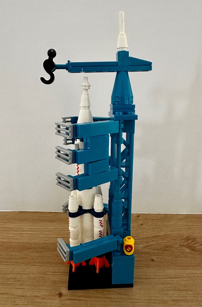 Petite fusée bleue (jeu de construction) - photo numéro 3