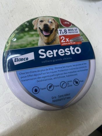 2 colliers pour grand chien seresto