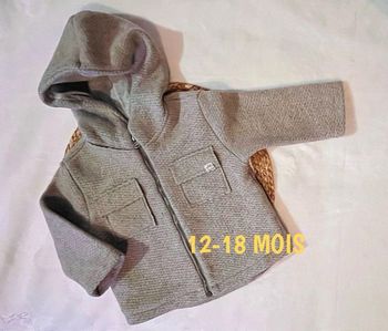 Veste mi-saison taille 12-18 mois