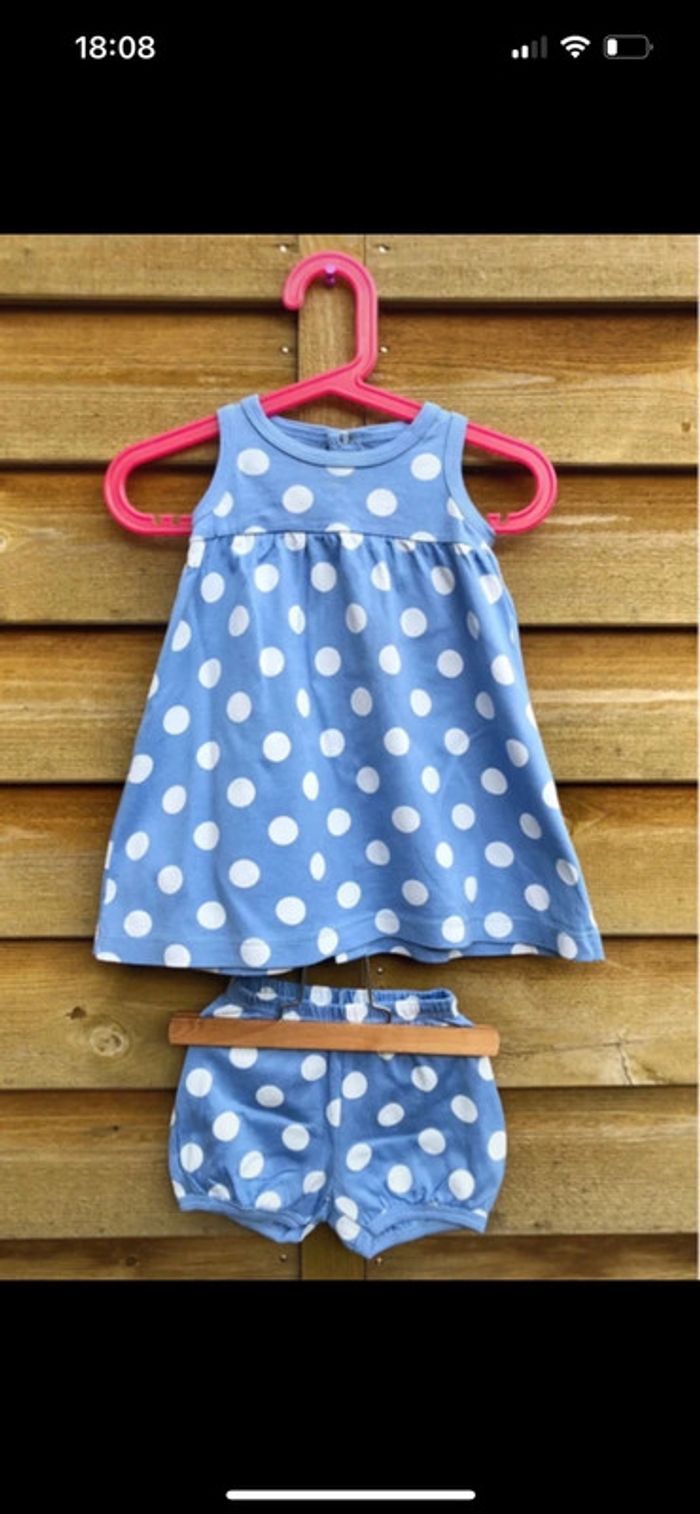 Lot 4 robes été fille - 6/9 mois 🩷 - photo numéro 3