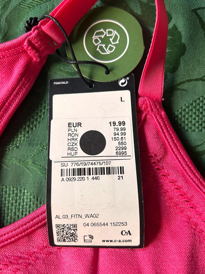 Brassière rose L C&A neuve avec étiquette - photo numéro 3