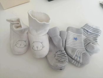 Chaussettes chausson naissance
