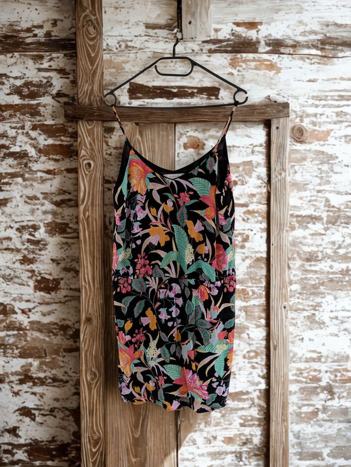 Robe à bretelles fleurie Promod