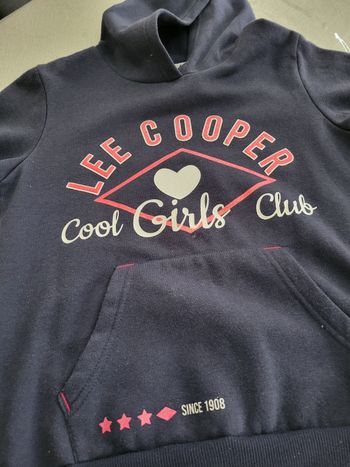 Sweat à capuche fille lee cooper 12 ans