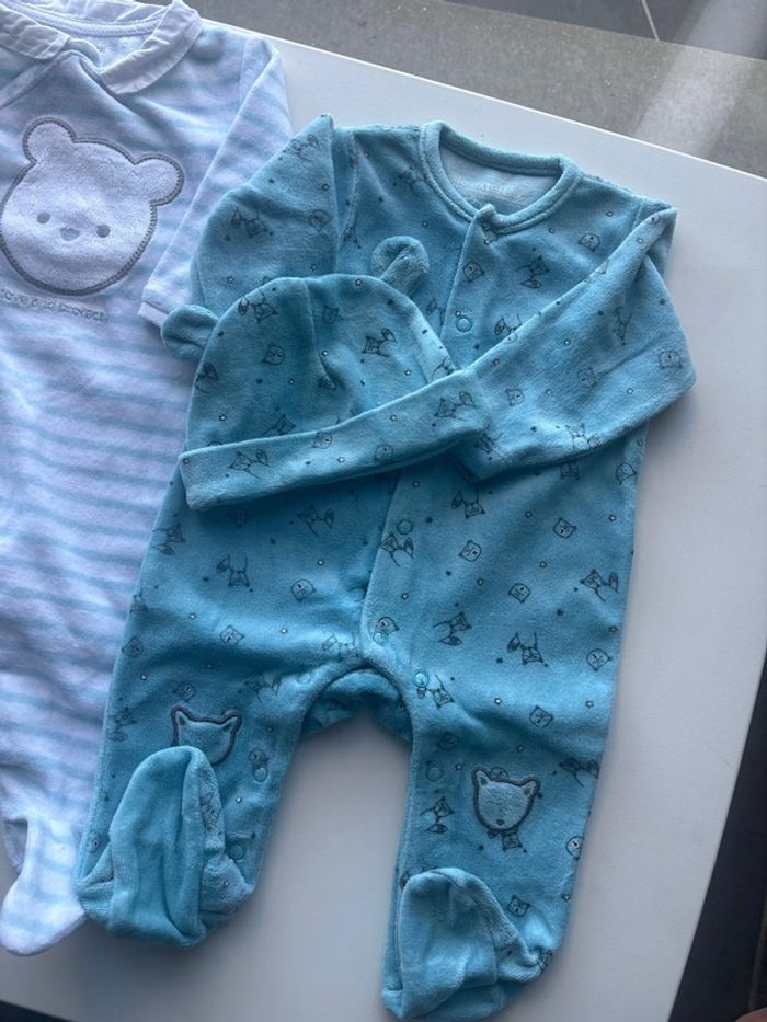 Lot de 3 pyjamas garçon 3M - photo numéro 2