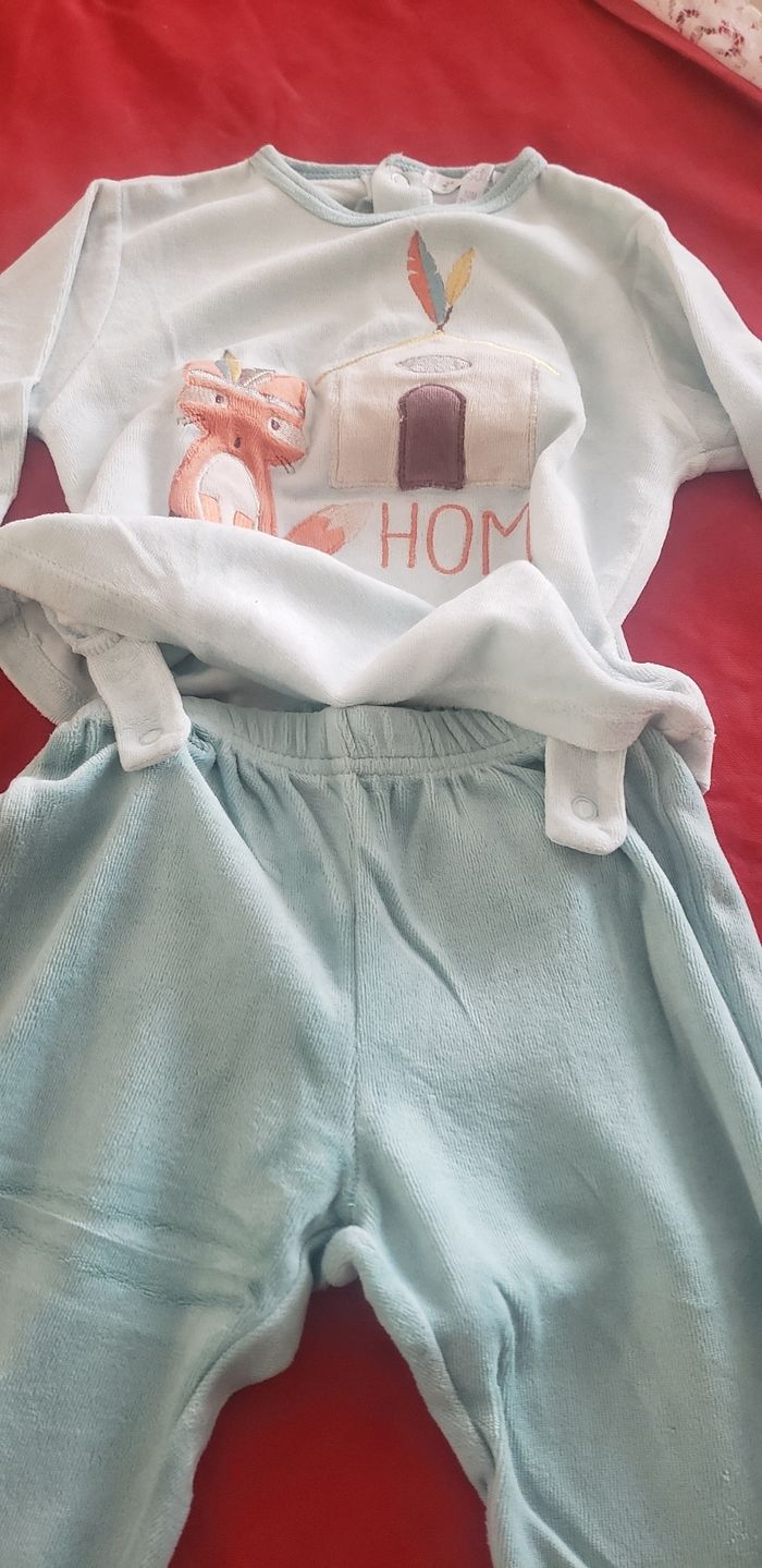Pyjama  2 pièces T12 mois - photo numéro 2