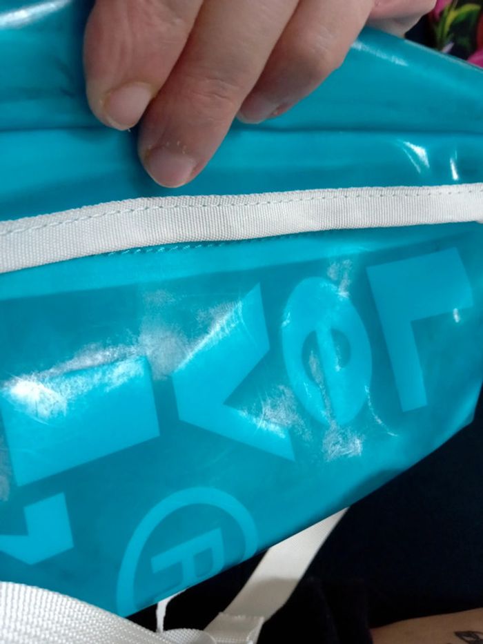 Sacoche plastique bleu neuve - photo numéro 9