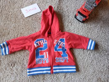 Veste a capuche taille 3 mois