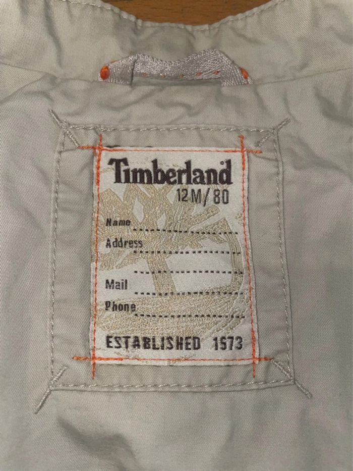 Blouson mi-saison Timberland 12 mois - photo numéro 2
