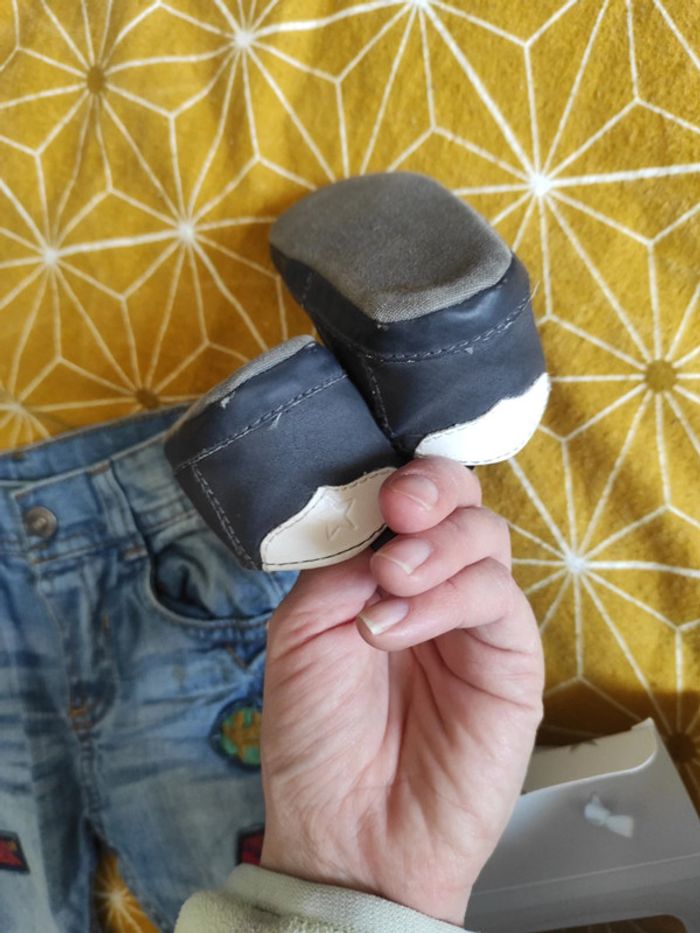 Ensemble tee shirt Manche longue et un manche courte +jeans+chaussures - photo numéro 16